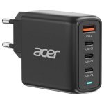 Caricatore Acer GaN II 100W PD 3x USB-C 1x USB-A 2m Nero
