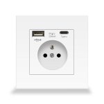 Multipresa Autrucker 1 presa USB-A USB-C 16A 240V pannello plastica