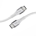 Cable USB-C à USB-C Intenso 1,5 m Blanc Carga Rápida 60W