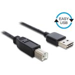 Cable USB DeLOCK 1 m USB 2.0 A - B Macho/Macho Negro