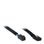 Cable Inter-Tech SFF 8643 à SFF 8087 0,75 m Macho/Macho Noir/Bleu