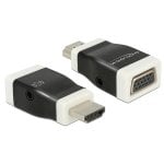 Adaptateur HDMI-A vers VGA DeLOCK 65586 Noir/Blanc