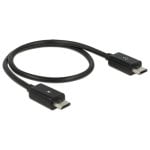 Cable USB Delock 83570 0,3 m USB 2.0 USB B Negro