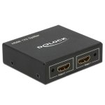 Divisore Video HDMI DeLOCK 87701 2x HDMI Nero Metallo 340 MHz