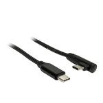 Cable USB-C à USB-C Inter-Tech 1 m Noir