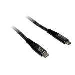 Cable USB-C a USB-C Inter-Tech 1,5 m USB 3.2 Gen 2x2 20 Gbit/s Negro