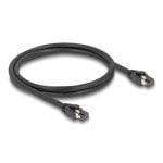 Cable de red DeLOCK RJ45 Cat.8.1 S/FTP 1 m hasta 40 Gbps negro