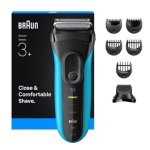 Gesichtsrasierer Braun 735483 Kabellos 45min Nass- und Trockenrasur Flexible Scherfolie