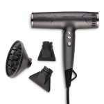 Secador de Cabelo Iónico Medion LIFE HD2 MD19984 1740W 3 Temperaturas 3 Velocidades Difusor Cinzento