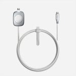 Ladegerät USB-C Nomad 100W Power Delivery 2 Ports 1,5 m Silber Weiß