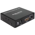 DeLOCK 62692 Receptor AV 3840 x 2160 HDMI S/PDIF Negro Metal