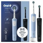 Oszillierende Zahnbürste Braun Oral-B Vitality Pro 3 Modi 2 Bürstenköpfe Timer