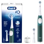 Escova de Dentes Elétrica Braun Oral-B iO Series 2 3 Modos 2 Cabeças Sensor Pressão Temporizador