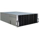 Serveur Inter-Tech 4U-4424 Rack 4U Noir Argent Compatible ATX EATX Micro ATX