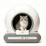 Arenero Automatico per Gatti Welltin Ti+ 65L Wi-Fi 2.4 GHz