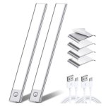 LED-Lampe 40cm Autrucker Pack 2 mit Bewegungssensor USB-C Magnetisch