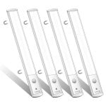 Set von 4 Autrucker LED-Lichtern unter Möbeln mit Bewegungssensor, USB-ladbar