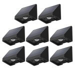 Pack 8 Luces Solares Para Valla LED Blanca Cálida Autrucker