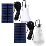 Lámpara LED Solar Portátil Autrucker Impermeable con Carga USB