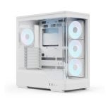 Caixa PC Aerocool P500A-WT Midi Tower Branca ATX Vidro Temperado RGB