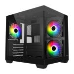 Boîtier PC FSP S140-BA Mini Tower ARGB Noir mATX/Mini-ITX Verre Trempé