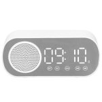 Wecker Digital Bluetooth 5.0 Autrucker Lautsprecher HiFi Spiegel Doppelalarm