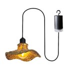 Hängelampe Bohemia Rattan Autrucker IP44 Helligkeitssteuerung Timer