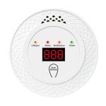 Rilevatore di fumo e gas Autrucker Monitoraggio continuo Allarme e display digitale