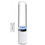 Ventilatore a Colonna Senza Pale Rolipo 36 dB 94 cm LED Silenzioso con Telecomando