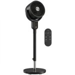 Ventilatore a Piantana Rolipo Ultrasilenzioso 8 Velocità Oscillazione 3D Altezza Regolabile Telecomando