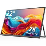 Monitor Uperfect 22" QHD QLED Tragbar 2056x1440 USB-C Mini HDMI VESA