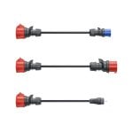 Conjunto de adaptadores para carregador go-e Gemini flex 11 kW, 3 peças