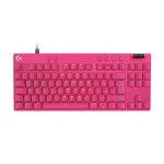 Clavier Logitech G PRO X TKL magnétique rapide RGB QWERTZ allemand rose