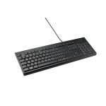 Teclado Kensington KB100 EQ membrana completo con cable USB alemán negro