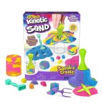Arena cinética Kinetic Sand Set Aplasta y Crea 382 g 5 herramientas