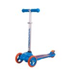 Patinette HUDORA Flitzkids 2.0 3 roues 50 kg roues 120 mm Bleu réglable