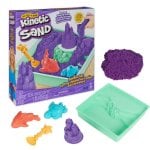 Arena Kinética Set Sandbox con Arenero y 4 Accesorios Spin Master Púrpura
