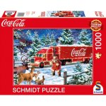 Puzzle Schmidt Spiele 1000 pièces Camion de Noël Coca-Cola