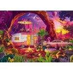 Puzzle Schmidt Spiele 1000 pièces Jeff Haynie Paradis de camping dans le désert