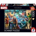 Puzzle 1000 peças Schmidt Spiele Thomas Kinkade Studios Marvel Os Vingadores