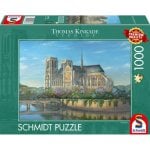 Puzzle 1000 pièces Schmidt Spiele Paysage Notre Dame Thomas Kinkade