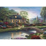 Puzzle 1000 pièces Schmidt Spiele Thomas Kinkade Studios Stoney Creek Cottage