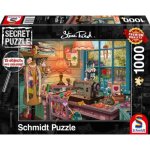 Puzzle 1000 pièces Steve Read Schmidt Spiele Secret Puzzles Motif salle de couture