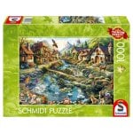Puzzle 1000 pièces Schmidt Spiele Paysage bord de rivière 12 ans qualité premium