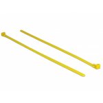 Wiederverwendbare Kabelbinder DeLOCK 18761 Nylon Gelb 300 mm 100 Stück