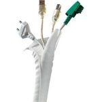 Pasacables Hagor KS Self Wrap, Blanco, Poliéster, 5 m, 1,9 cm