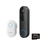 Timbre Reolink D340B Wi-Fi inalámbrico con sensor de movimiento para exterior y audio bidireccional
