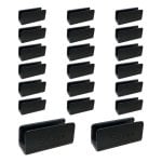 Clip de montaje Govee H10D1001 para Neon Rope Light 2, Negro, Plástico, Pack 20 unidades