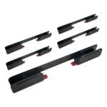 Clip de montaje Govee H10D2001 para Neon Rope Light 2, Negro, Metal, Pack 5 unidades