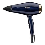 Secador de Cabelo Iónico BaByliss 5911E 2000W 3 Temperaturas 3 Velocidades Ar Frio Preto Dourado